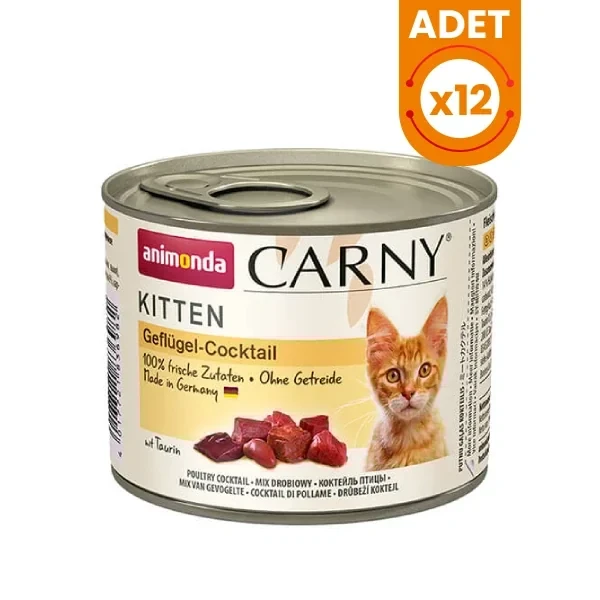 Animonda Carny Kitten Kümes Hayvanlı Konserve Kedi Maması