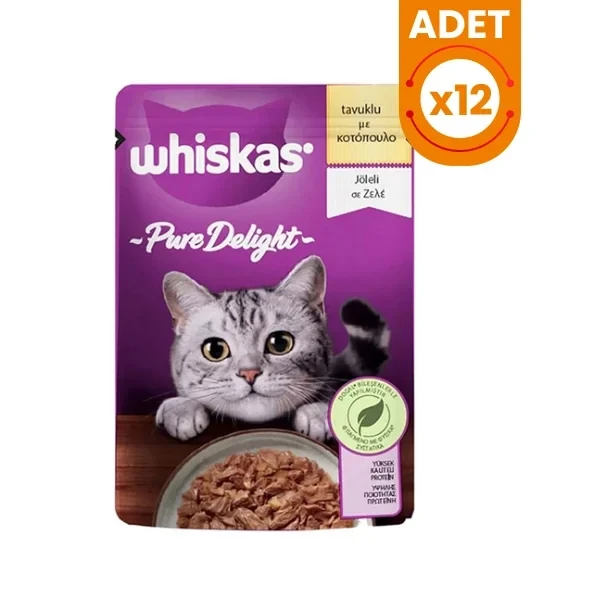 Whiskas Pouch Tavuklu Yetişkin Konserve Kedi Maması