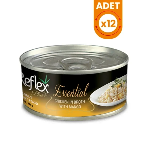 Reflex Plus Tavuk ve Mangolu Yetişkin Konserve Kedi Maması