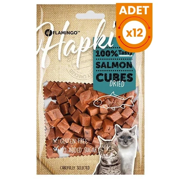 Flamingo Hapki Glutensiz Somonlu Küp Kedi Ödül Maması